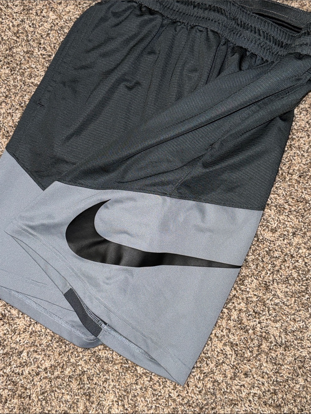 Nike Black and Gray Athletic Basketball Shorts size Large - Picture 5 of 6